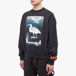 เสื้อสเวตเตอร์ทรงหลวมสำหรับผู้หญิงฤดูใบไม้ร่วงฤดูหนาวพิมพ์ลายผ้ากำมะหยี่หนาสีพื้นสไตล์ลำลองซักได้ตามต้องการ - Product Image 4