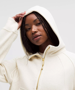 For Half Zip Hoodie Crop Length Regular Fit Fleece <b>Sweatshirt</b> with Pocket Unisex Casual Winter Wear 100% Cotton - Product Image 3