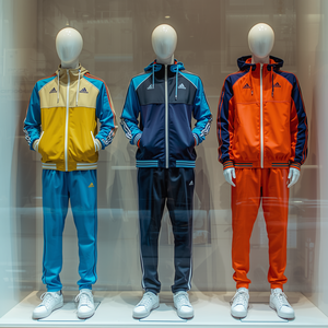 Survêtement vintage pour homme en nylon respirant, imperméable et écologique, avec logo personnalisé, fabriqué au Bangladesh - Product Image 1