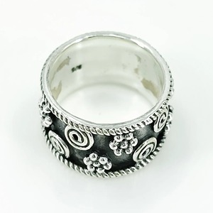 925 Sterling <b>Silver</b> Handmade Designer <b>Ring</b> Band for Women Custom Sizes 4-13 Birthday Anniversary - Product Image 3