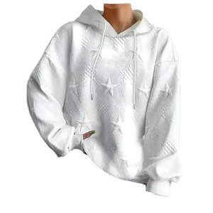 Sweat-shirts et pulls à capuche en molleton de coton grande taille, confortables et décontractés - Product Image 1