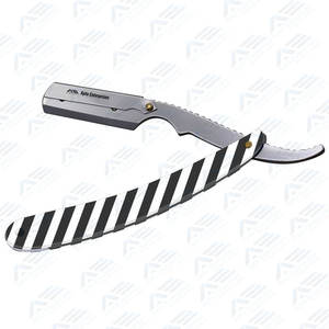 Navaja de Barbero Recta de Acero Inoxidable con Hojas Derby Individuales, Navaja de Afeitar de Filo Recto de Marca Privada para Corte de Cabello Profesional - Product Image 6