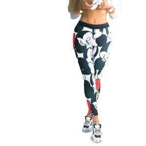 Leggings Deportivos para Mujer, Cintura Alta, Antibacterianos, Sin Costuras, Transpirables, Diseño Sólido, Secado Rápido, Largo Completo - Product Image 1