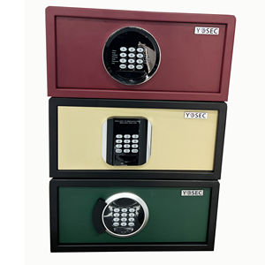 <span class=keywords><strong>Coffre</strong></span>-fort d'hôtel Yosec 15 pouces pour ordinateur portable avec 1 000 points d'accès et historique d'événements, clavier rétroéclairé, boîte de sécurité moderne et colorée pour chambre d'hôtes - Product Image 3