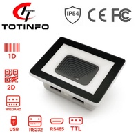 TOTINFO E200 Lector de Códigos de Barras QR Industrial Integrado, Sensor CMOS, Interfaces USB/RS232/Wiegand/RS485, Sistemas de Control de Acceso, en Stock