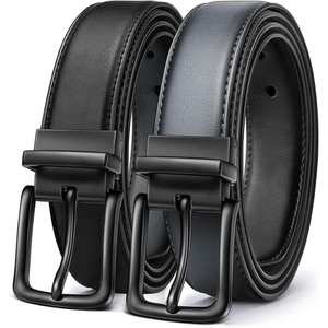 Ceinture en cuir de buffle pour homme, style vintage, sangle en cuir robuste, boucle à ardillon métallique, accessoire de mode de luxe sur mesure - Product Image 4