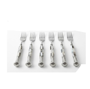 Most Popular 5 Pcs Cutlery Set With Mother Of Pearl <b>Handle</b> Silverware Tabletop Stainless Steel Flatware Set Home Hotel Supplies - Product Image 3