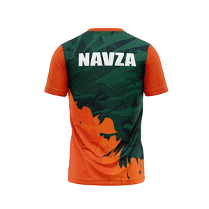 เสื้อยืดผู้ชายผ้าเจอร์ซีย์โพลีเอสเตอร์คอตตอนพิมพ์ลาย - Product Image 5