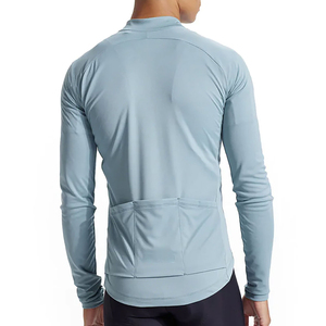 Maillot de Ciclismo Térmico Personalizado para Adultos Unisex, Transpirable, Ligero, Cortavientos, Elástico en Cuatro Direcciones, Manga Larga, para Invierno, MTB, Carreras - Product Image 2