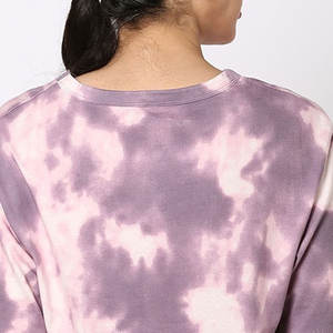 เสื้อยืดครอปผู้หญิงลายมัดย้อมสุดฮิต ผ้าฝ้ายนุ่ม สวมใส่สบาย สไตล์สตรีทแวร์สำหรับใส่ในชีวิตประจำวัน - Product Image 2