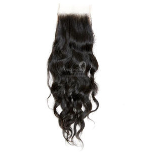 Fermeture de dentelle de cheveux humains 100% Remy non traités diverses couleurs et options de texture du fournisseur du Vietnam - Product Image 1