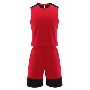 Tenues de basket-ball de haute qualité, fabriquées en usine, au meilleur prix, nouveau design, 100% polyester, séchage rapide, personnalisables, vêtements de sport d'été - Product Image 2