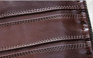 แจ็คเก็ตหนังแท้ผู้ชายแบบสั่งทำ OEM ทรงเข้ารูป แขนยาว คุณภาพสูง สไตล์ยอดนิยม สภาพใหม่ เหมาะสำหรับฤดูหนาว - Product Image 4