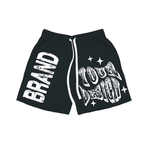 Pantalones Cortos Deportivos para Hombre, Diseño Nuevo 2026, Estampados, 100% Algodón, con Logotipo Personalizado, Pantalones Cortos Casuales de Venta Caliente - Product Image 3