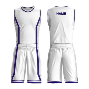 Basketball Uniform Set Custom Basketball Wear Sublimated Basketball Jersey and <b>Shorts</b> - Product Image 3
