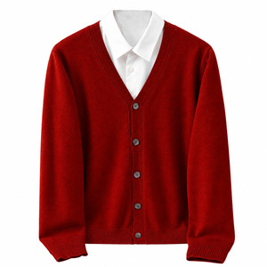 Latest Design High Quality <b>Men</b> <b>Cardigan</b> Wholesale Rate Fashion Brand Nylon Cotton Double Breasted Anti Pilling Spring Autumn - Product Image 1