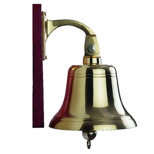 Cloche maritime en laiton pour cuisines domestiques ou églises, avec poignée de suspension pour usage intérieur et extérieur, à prix de gros - Product Image 3