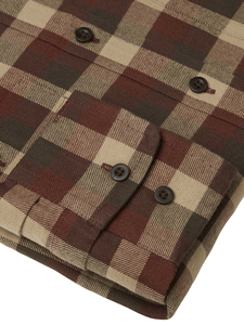 Chemise en flanelle pour homme, tissu doux et confortable, à carreaux chauds, décontractée, à manches longues, idéale pour les activités de plein air, le camping, les voyages, le travail, de qualité supérieure - Product Image 5