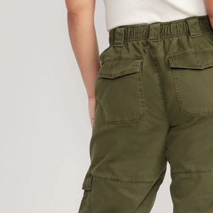 Wholesale Over Size Breathable Light Weight Ladies Flare Cargo <b>Pants</b> Casual Wear Fleece Women Flared Cargo <b>Pants</b> OEM Service - Product Image 5
