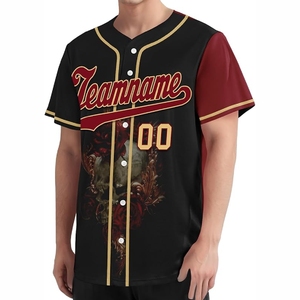Maillot de baseball sublimé avec tissu doux au toucher et contrôle avancé de l'humidité pour usage sportif - Product Image 1