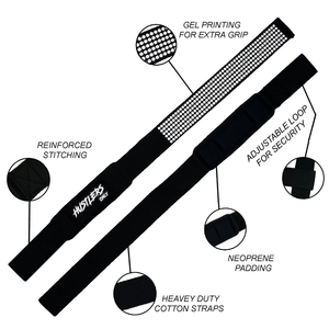 Custom weight lifting straps D-<b>ring</b> gym fitness workout training session deadlift pull up gymnastics powerlifting Gym Straps OEM - Product Image 5