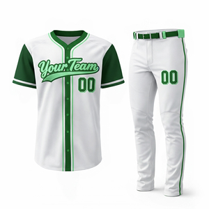 Conjunto Personalizado de Camisetas y Pantalones de Softbol, Ropa Deportiva Profesional Antibacteriana, 100% Poliéster, Logotipo Bordado e Impreso, Conjunto Completo - Product Image 2