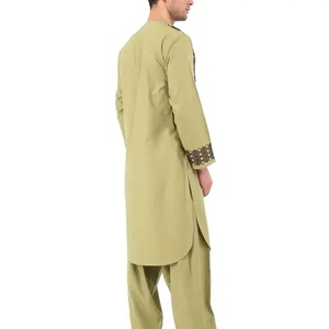 Nouvelle Conception Tendance : Shalwar Kameez Afghane Musulmane Respirante, Robe Afghane de Style Kabul Balochi Brodé et Élégant - Product Image 6