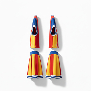 Ropa de Animadoras Lista para el Espectáculo, Costuras Reforzadas para Acrobacias, Colores y Logotipos Personalizados para la Creación de Identidad en el Equipo - Product Image 4