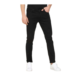 Jeans pour hommes personnalisés, style hip-hop, avec patch brodé à motif croisé, pantalons en denim pour hommes, vente en gros à prix avantageux - Product Image 5