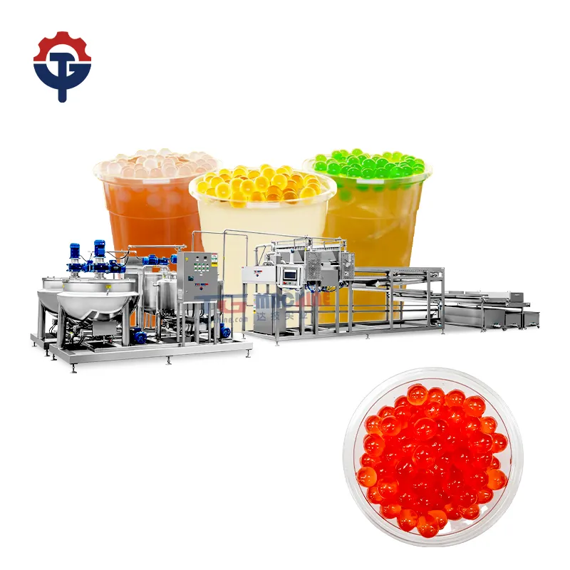 Mesin drop boba pemecah bola jelly produksi kapasitas tinggi