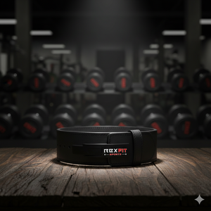 เข็มขัดพยุงหลัง Rexfit Sports ทำจากหนังแท้ สำหรับยกน้ำหนัก ฟิตเนส และเพาเวอร์ลิฟติ้ง ดีไซน์ทนทาน ปรับได้ - Product Image 2