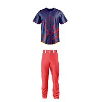 Tenue de baseball personnalisée de haute qualité, nouveau design, ensemble complet pour équipe, vente en gros et prix abordable