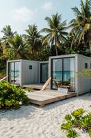 Maison Modulaire Préfabriquée en Conteneur 20Ft 40Ft Extensible Démontable Structure Acier Villa Résidentielle Bureau Cabine Design