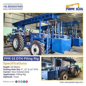 Tarière hydraulique PRL PTPR montée sur tracteur pour forage de colonnes, usage industriel, diamètre de forage max. 1500 mm - Product Image 5