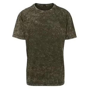 Camiseta de punto 100% algodón, corte ajustado, estilo lavado ácido, para hombre, estilo urbano, de secado rápido y transpirable - Product Image 4