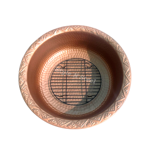 Brasero moderno de hierro con pintura resistente al calor, diseño independiente, calentador exterior para leña/carbón - Product Image 1