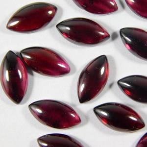 Venta al por mayor de gemas de granate natural de Heydarabad en forma de cabujón, gemas sueltas de alta calidad para la fabricación de joyas. - Product Image 3