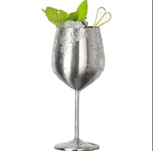 Stainless Steel Red Wine & White Wine Glass Whiskey <b>Goblet</b> for Cup 500-1000ml Dishwasher Safe Party Tableware - Product Image 1