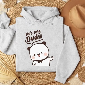 Women <b>Hoodies</b> Professional New Quality Bubu Dudu Bear Couple <b>Hoodies</b> Matching <b>His</b> & <b>Hers</b> Outfit Pullover Crew Neck Long Sleeve - Product Image 3