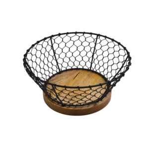 Solid Metal Combo Storage <b>Baskets</b> for <b>Bread</b> Fruit Snacks Candy With Silver Rough Fashion Design Fruit Bowl Decorate - Product Image 4