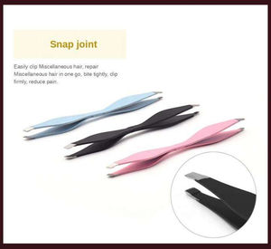 Pinza de Depilar Profesional Premium de Doble Punta, Personalizada, de Acero Inoxidable, para una Depilación Precisa, Ligera y de Lujo - Product Image 3