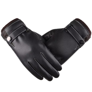 Nouveaux gants de sport d'hiver unisexes en cuir respirant de haute qualité, personnalisés, à écran tactile, fabriqués au Pakistan - Product Image 4