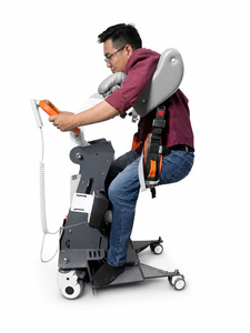 Electric Powered Standing Mobility Chair with <b>Reclining</b> Seat Safety Harness Steel Frame Built-In Battery 1 Year Warranty - Product Image 5
