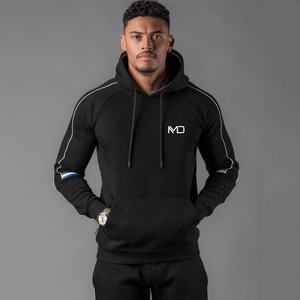 Sudadera con Capucha de Diseño Hip Hop de Moda Premium, Color Sólido, Personalizada, de Algodón Orgánico Grueso, Unisex, Talla Grande - Product Image 3