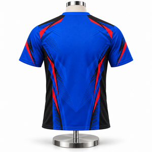 Maillot de badminton confortable avec empiècements en mesh respirant, tissu flexible et coupe athlétique pour des mouvements rapides sur le terrain - Product Image 2