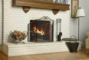 Modern Oval Steel <b>Log</b> <b>Holder</b> Powder Coated Firewood Storage Outdoor <b>Fireplace</b> Accessory - Product Image 3