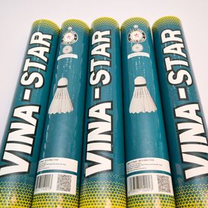 Volants de badminton professionnels en gros pour tournois, en plumes d'oie, tête en plastique expansé 2 couches, légers, écologiques et stables - Product Image 6