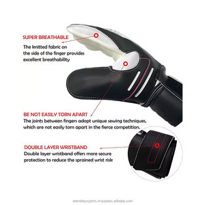 Gants de gardien de but de Football sur mesure, gants de gardien de but de sport d'équipe bon marché - Product Image 5