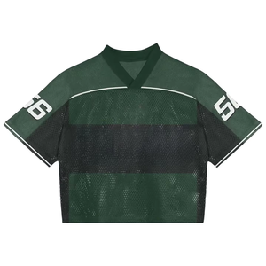 Camiseta de Fútbol Retro, Cuello en V, Corte Cuadrado, Talla Grande, Ropa Deportiva Personalizada - Product Image 4