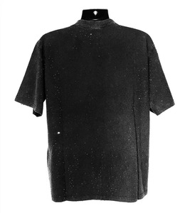 Camiseta Personalizada de Gran Tamaño para Hombre, Unisex, 100% Algodón, 240 g/m², Tejido de Punto, con Pedrería, Antiarrugas, Manga Corta - Product Image 4